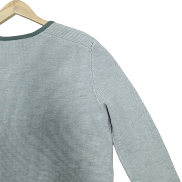 CLUB MONACO 100% Wool Asymmetrical Wrap Front Oversized Cardigan Sweater XS - Picture 9 of 11